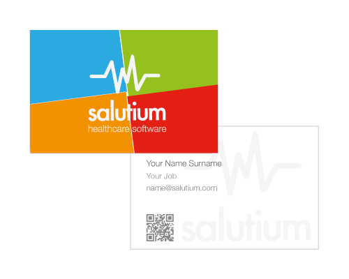 business card design - healthcare company 