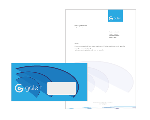 business card design branding - sea alert