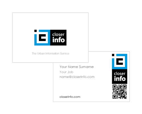 business card design - information tech