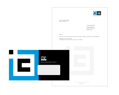 envelope design - information tech