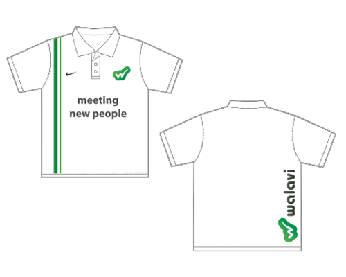 tennis shirt design -social network branding