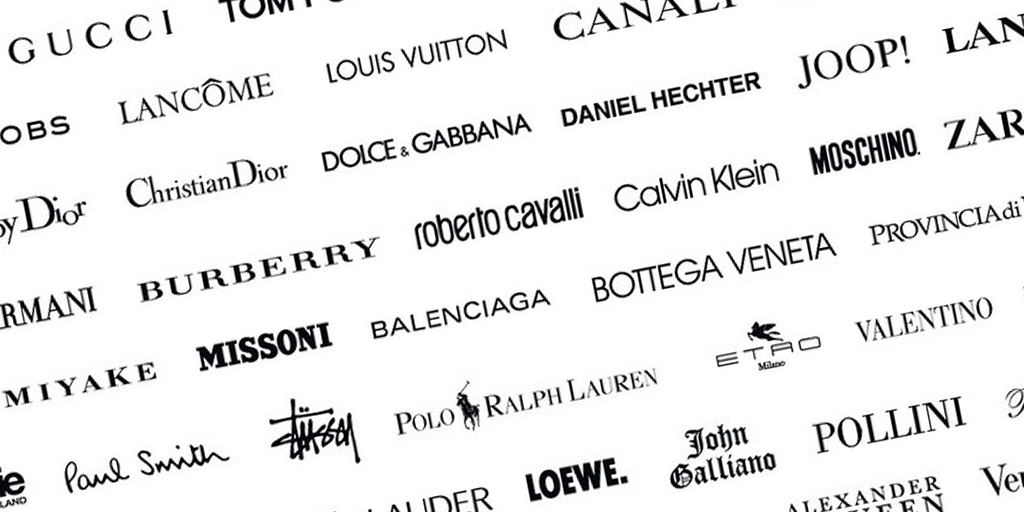 High-end logos using black color
