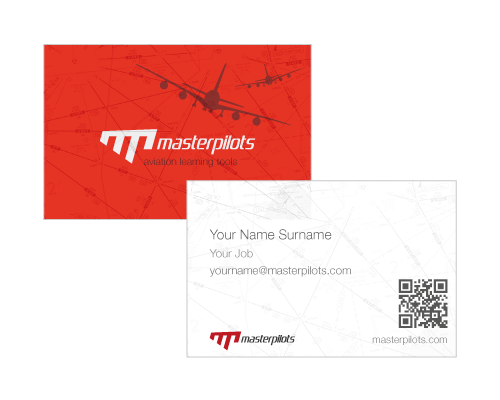 business card design - aviation training company