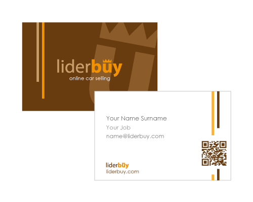 business card design - car dealer